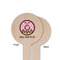Donuts Wooden 6" Food Pick - Round - Single Sided - Front & Back