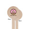 Donuts Wooden 7.5" Stir Stick - Round - Single Sided - Front & Back