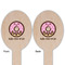 Donuts Wooden Food Pick - Oval - Double Sided - Front & Back