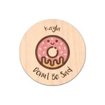 Donuts Genuine Maple or Cherry Wood Sticker (Personalized)