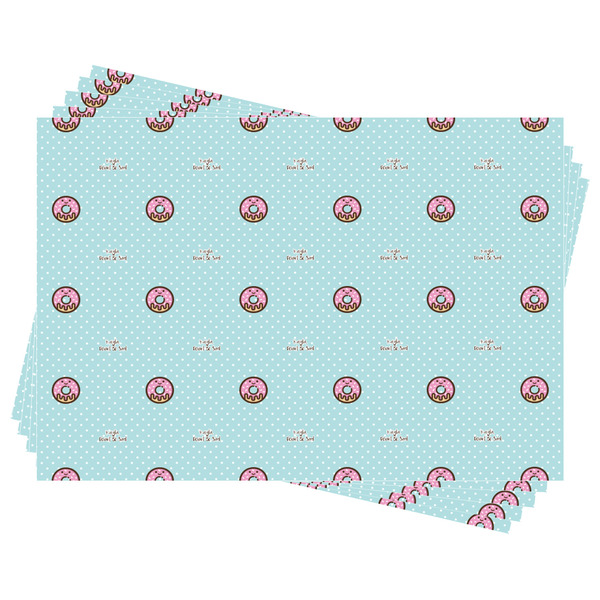 Donuts Wrapping Paper - Front & Back - Sheets Approval