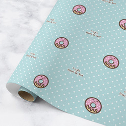 Donuts Wrapping Paper Roll - Medium - Matte (Personalized)