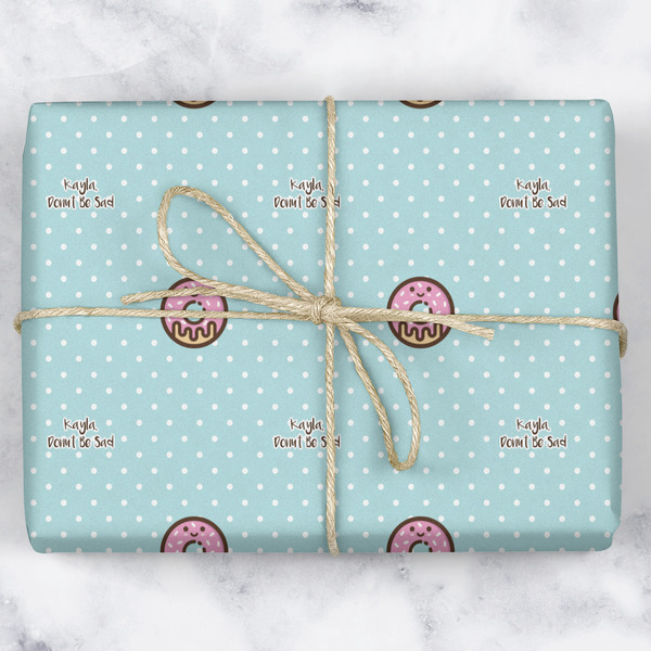 Donuts Wrapping Paper Roll - Matte - Wrapped Box