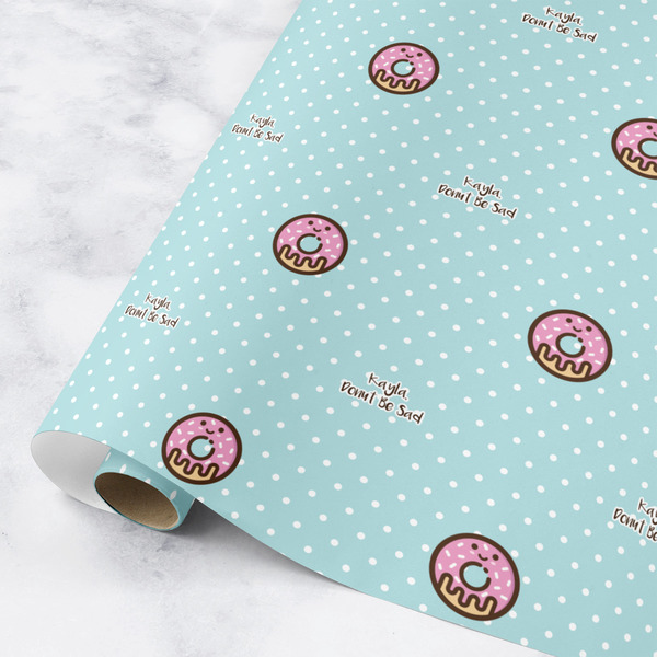 Custom Donuts Wrapping Paper Roll - Medium (Personalized)