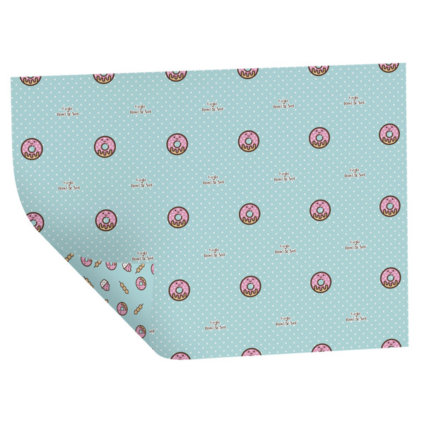 Custom Donuts Wrapping Paper Sheets - Double-Sided - 20" x 28" (Personalized)