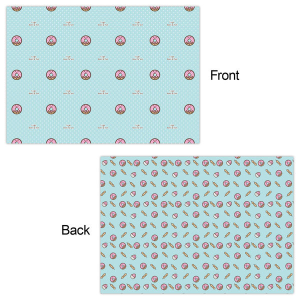 Donuts Wrapping Paper Sheet - Double Sided - Front & Back