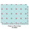 Donuts Wrapping Paper Sheet - Double Sided - Front