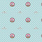 Donuts Wrapping Paper Square