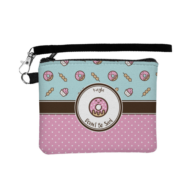 Custom Donuts Wristlet ID Case w/ Name or Text