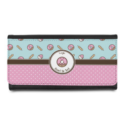 Donuts Leatherette Ladies Wallet (Personalized)