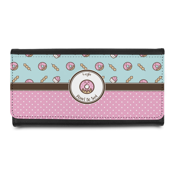 Custom Donuts Leatherette Ladies Wallet (Personalized)