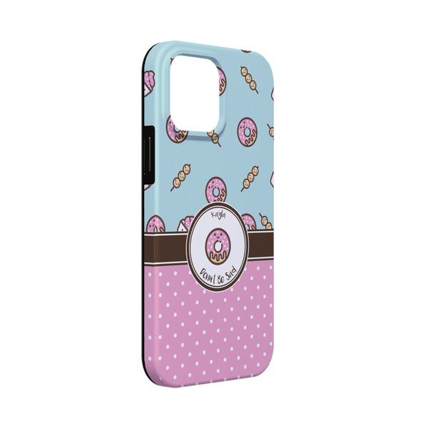 Custom Donuts iPhone Case - Rubber Lined - iPhone 13 Mini (Personalized)