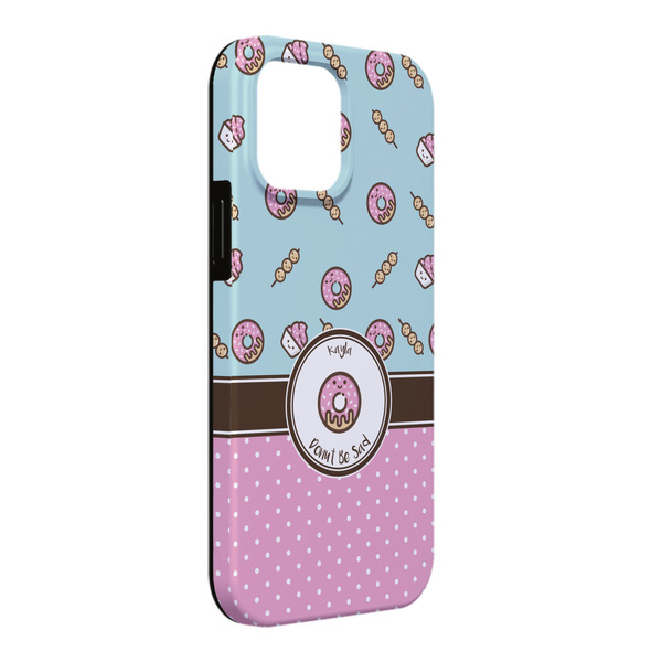 Custom Donuts iPhone Case - Rubber Lined - iPhone 13 Pro Max (Personalized)