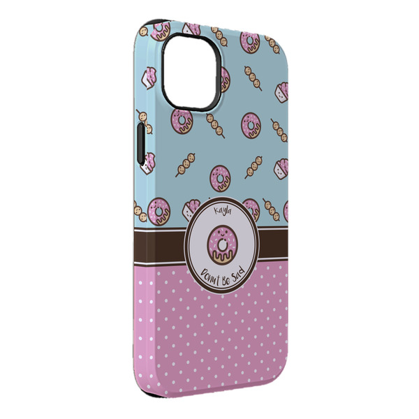 Custom Donuts iPhone Case - Rubber Lined - iPhone 14 Plus (Personalized)