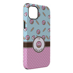 Donuts iPhone Case - Rubber Lined - iPhone 14 Pro Max (Personalized)