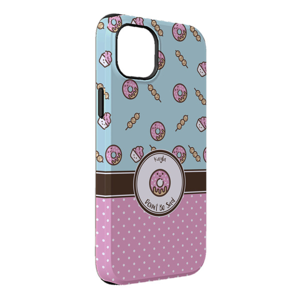 Custom Donuts iPhone Case - Rubber Lined - iPhone 14 Pro Max (Personalized)