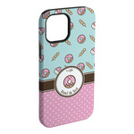 Donuts iPhone Case - Rubber Lined - iPhone 15 Pro Max (Personalized)