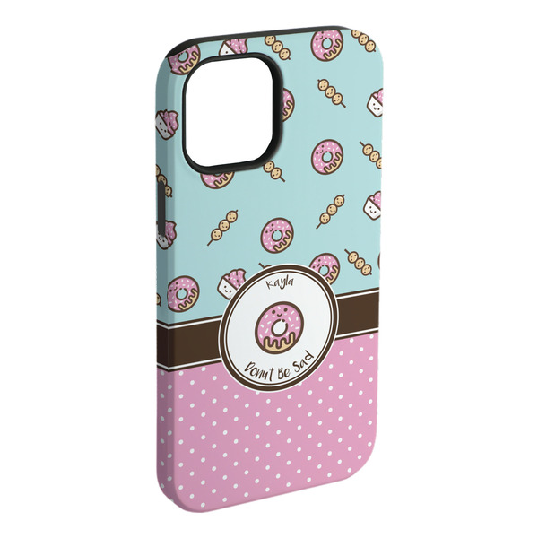 Custom Donuts iPhone Case - Rubber Lined (Personalized)