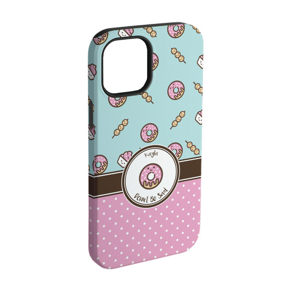 Custom Donuts iPhone Case - Rubber Lined - iPhone 15 Pro (Personalized)