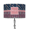 Tribal Arrows 12" Drum Lampshade - ON STAND (Fabric)