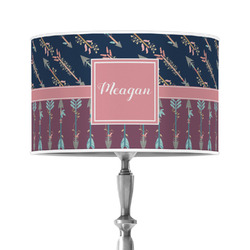 Tribal Arrows 12" Drum Lamp Shade - Poly-film (Personalized)