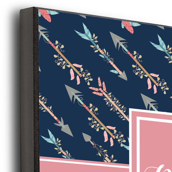 Tribal Arrows 12x12 Wood Print - Closeup