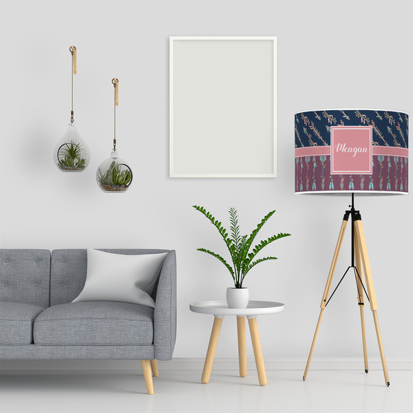 Tribal Arrows 16" Drum Lampshade - LIFESTYLE