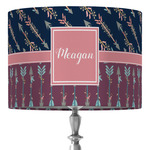 Tribal Arrows 16" Drum Lamp Shade - Fabric (Personalized)
