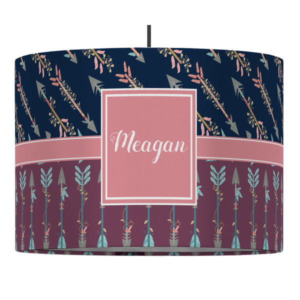 Custom Tribal Arrows Drum Pendant Lamp (Personalized)