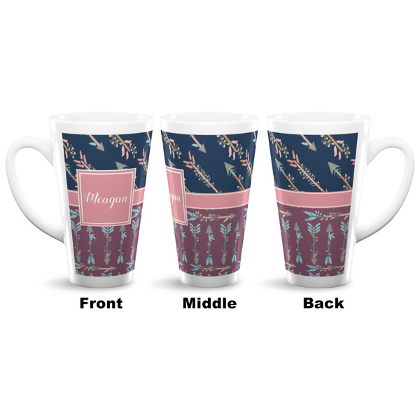 Tribal Arrows 16 Oz Latte Mug - Approval