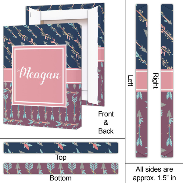 Tribal Arrows 16x20 - Canvas Print - Approval