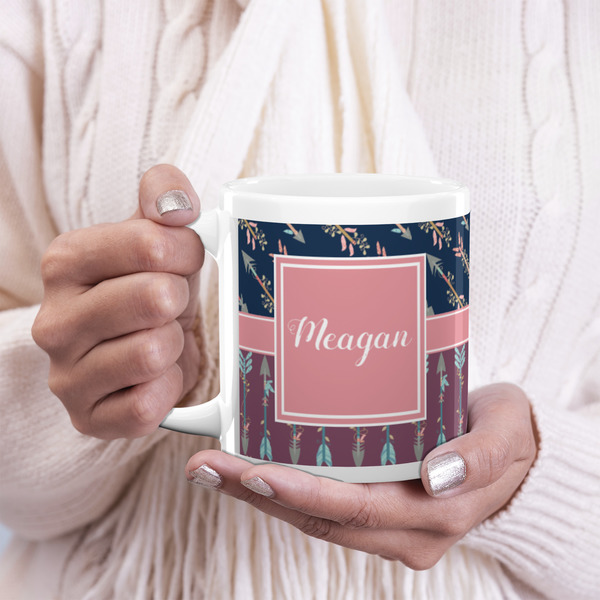 Tribal Arrows 20oz Coffee Mug - LIFESTYLE