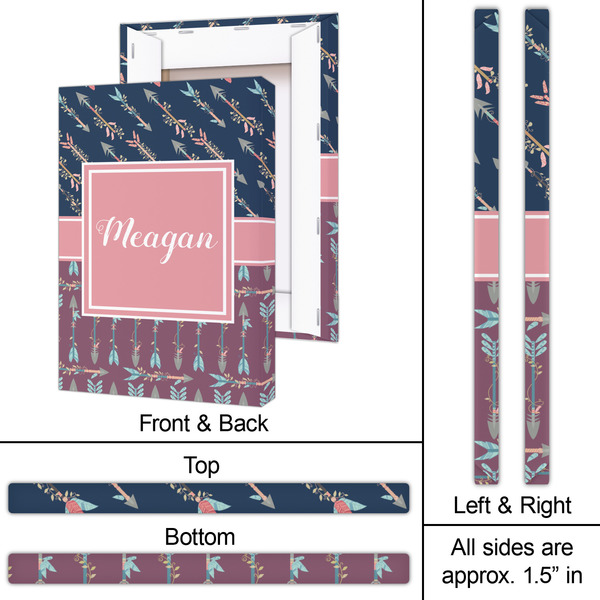 Tribal Arrows 20x30 - Canvas Print - Approval