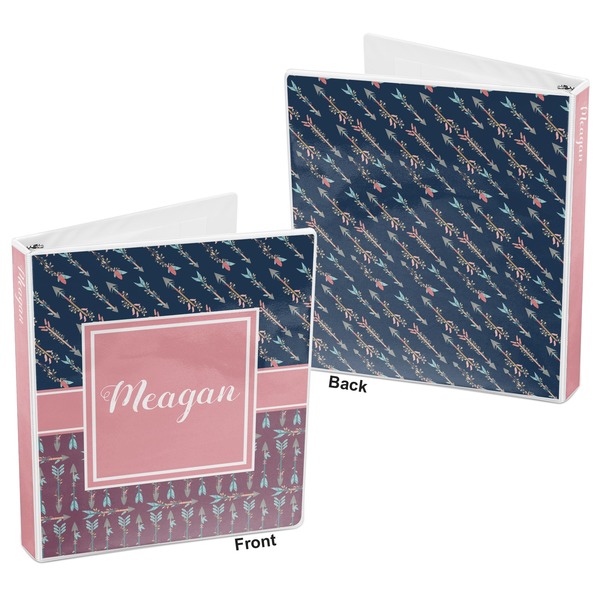 Tribal Arrows 3-Ring Binder Front and Back