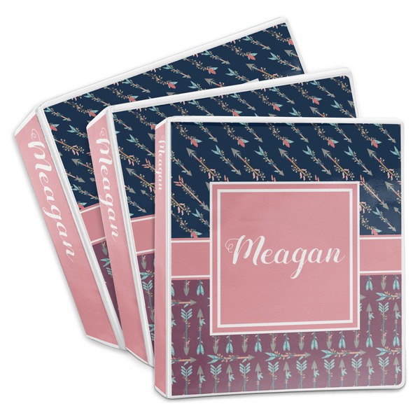 Custom Tribal Arrows 3-Ring Binder (Personalized)