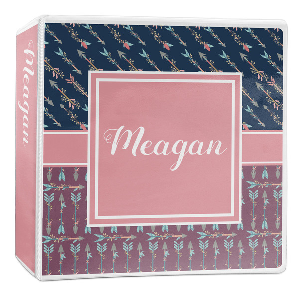 Custom Tribal Arrows 3-Ring Binder - 2 inch (Personalized)