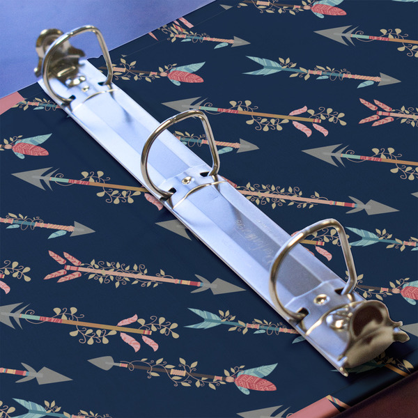 Tribal Arrows 3 Ring Binders - Full Wrap - 1" - DETAIL