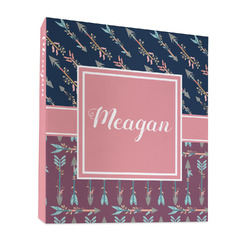 Tribal Arrows 3 Ring Binder - Full Wrap - 1" (Personalized)