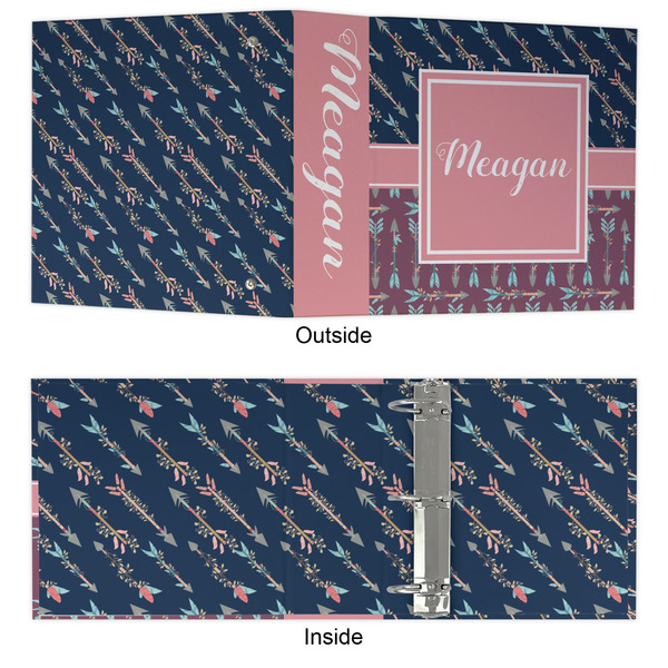 Tribal Arrows 3 Ring Binders - Full Wrap - 3" - APPROVAL