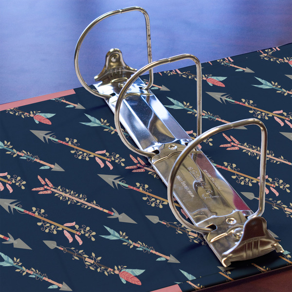 Tribal Arrows 3 Ring Binders - Full Wrap - 3" - DETAIL