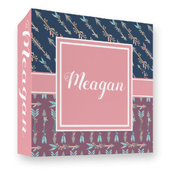 Tribal Arrows 3 Ring Binder - Full Wrap - 3" (Personalized)