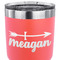 Tribal Arrows 30 oz Stainless Steel Ringneck Tumbler - Coral - CLOSE UP