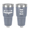 Tribal Arrows 30 oz Stainless Steel Tumbler - Grey - Double-Sided (Personalized)