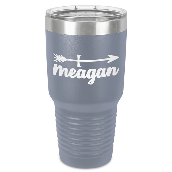 Custom Tribal Arrows 30 oz Stainless Steel Tumbler - Grey - Single-Sided (Personalized)