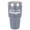Tribal Arrows 30 oz Stainless Steel Ringneck Tumbler - Grey - Front
