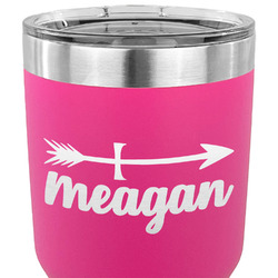 Tribal Arrows 30 oz Stainless Steel Tumbler - Pink - Single Sided (Personalized)