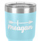 Tribal Arrows 30 oz Stainless Steel Ringneck Tumbler - Teal - Close Up