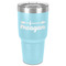 Tribal Arrows 30 oz Stainless Steel Tumbler - Teal - Single-Sided (Personalized)