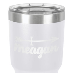 Tribal Arrows 30 oz Stainless Steel Tumbler - White - Double-Sided (Personalized)