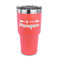 Tribal Arrows 30 oz Stainless Steel Tumbler - Coral - Single Sided (Personalized)